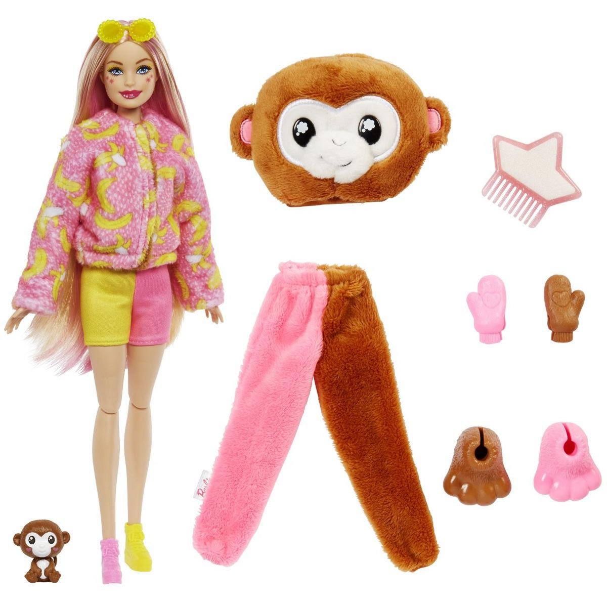 BARBIE Poupée Barbie Cutie Reveal Singe