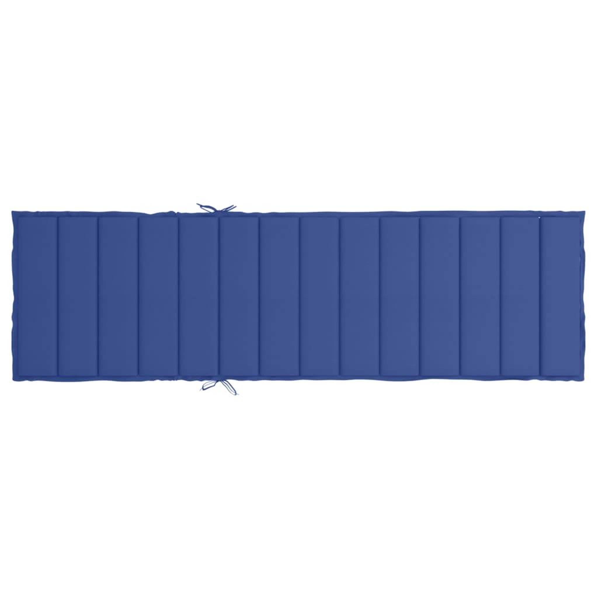 Voir la diapositive 5 : VIDAXL Coussin de chaise longue bleu royal 200x50x3 cm tissu oxford