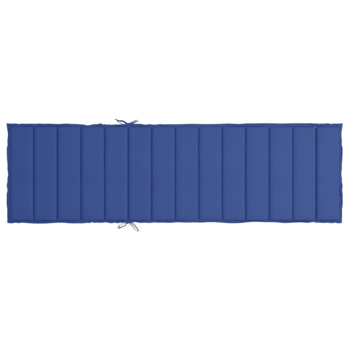 VIDAXL Coussin de chaise longue bleu royal 200x50x3 cm tissu oxford