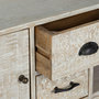 Voir la diapositive 4 : ATMOSPHERA Buffet 3 portes et 4 tiroirs en bois AJAY - Beige