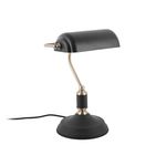 Leitmotiv Lampe de bureau design Bank. Coloris disponibles : Blanc