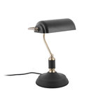 Leitmotiv Lampe de bureau design Bank. Coloris disponibles : Blanc