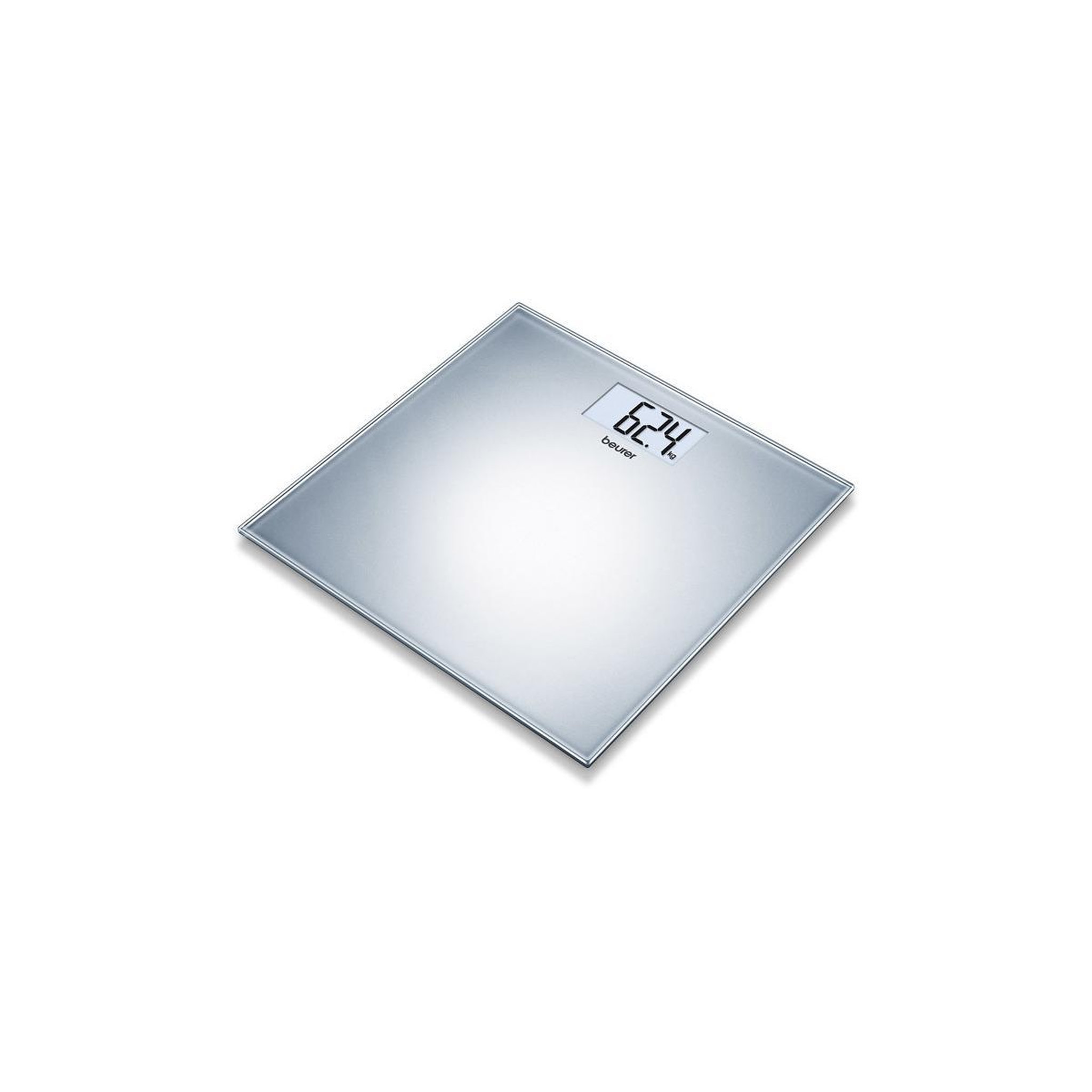 Voir la diapositive 2 : Beurer Beurer GS 202 Carré Argent, Transparent Pèse-personne électronique