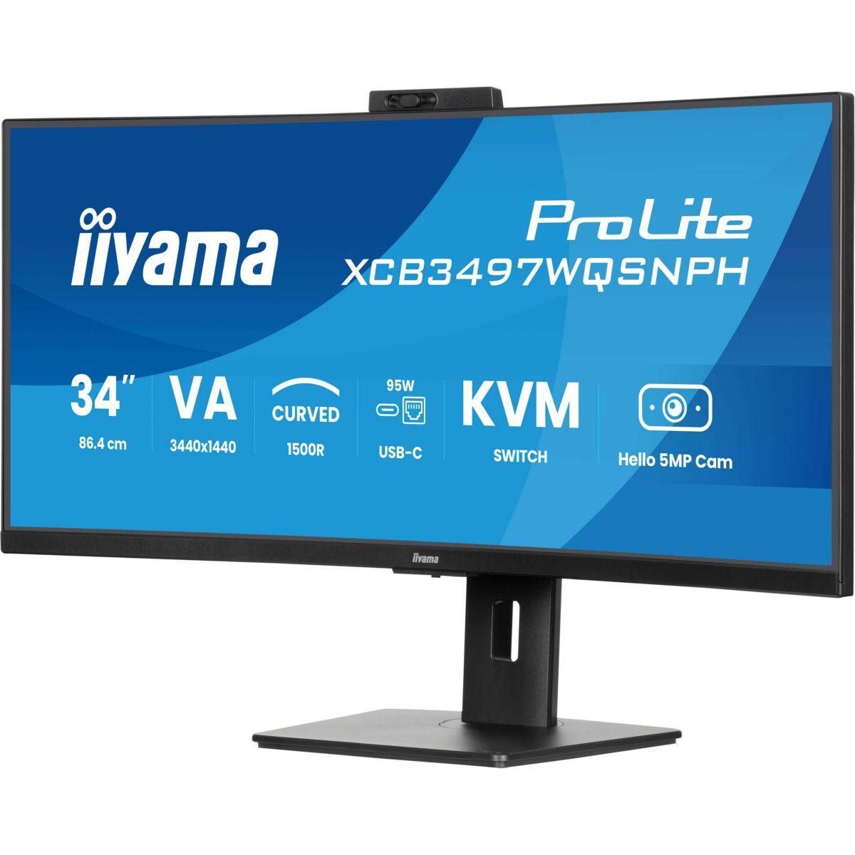 Iiyama Ecran PC PROLITE XCB3497WQSNPH-B1 34'' VA