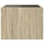 Voir la diapositive 5 : VIDAXL Table de chevet avec LED infini chene sonoma 40x40x30 cm
