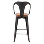 Voir la diapositive 6 : Rendez vous déco Lot de 2 chaises pour îlot central 68 cm noires et marron-Charly