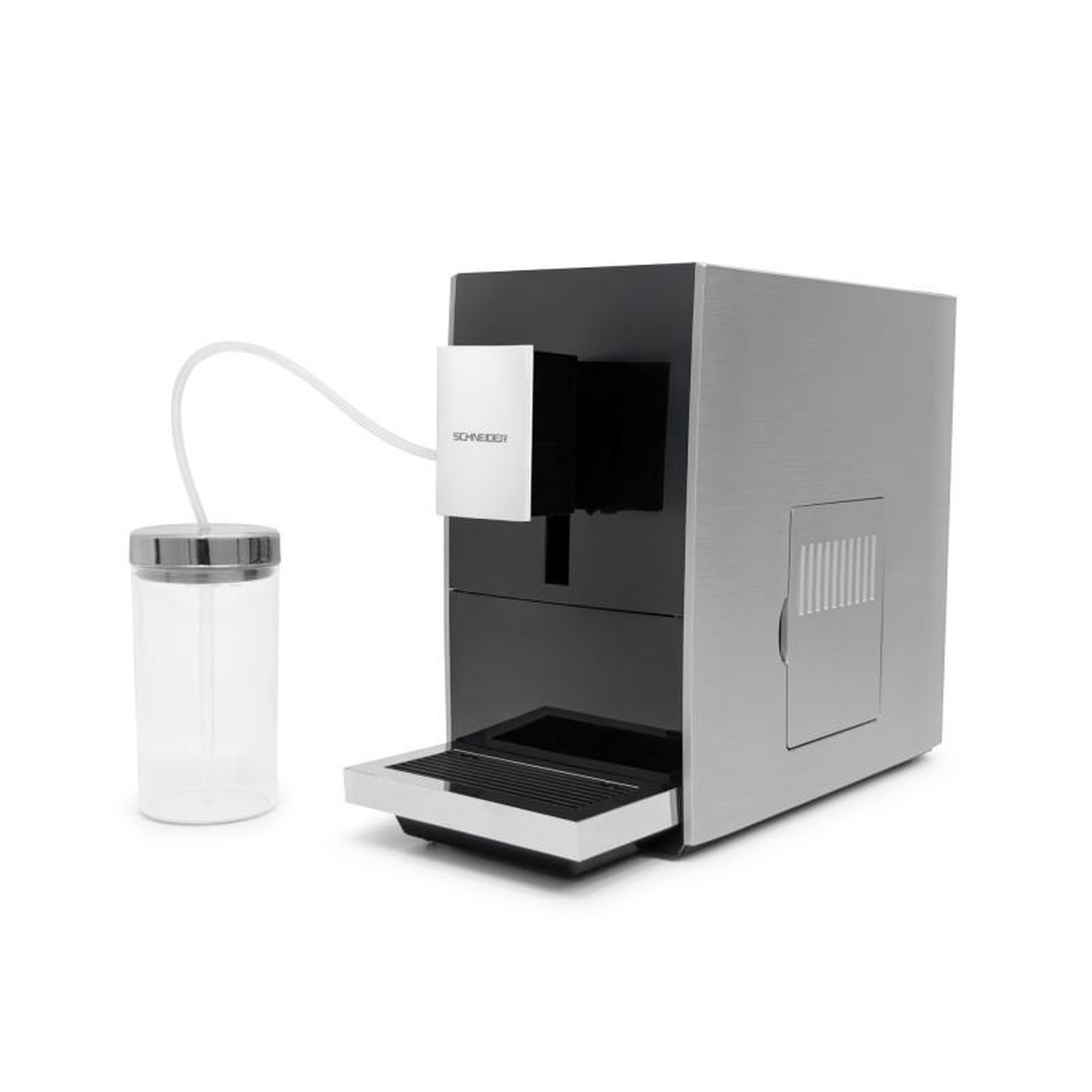 Voir la diapositive 4 : SCHNEIDER Schneider – lumière arabica – machine à café automatique – broyeur – mousseur lait