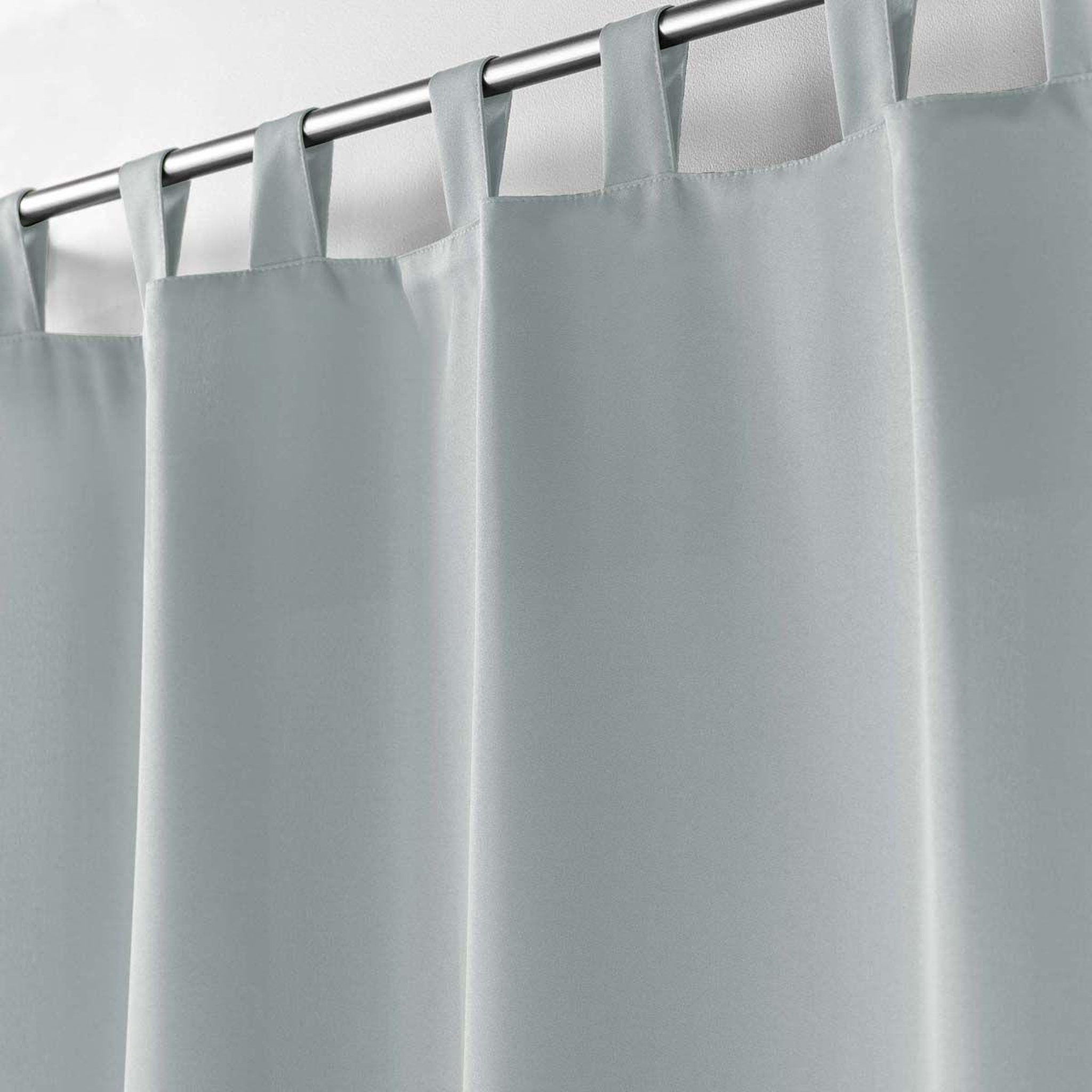 Voir la diapositive 2 : Douceur d'Intérieur Rideau à passants  essentiel  140x260cm gris
