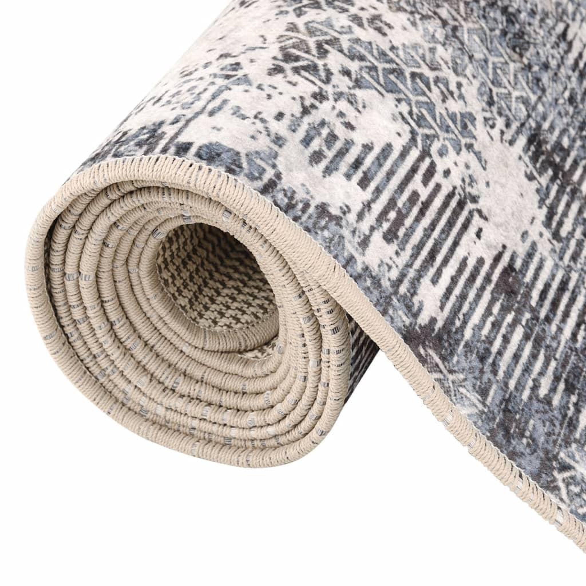 Voir la diapositive 5 : VIDAXL Tapis lavable multicolore 80x300 cm antiderapant