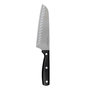 Voir la diapositive 1 : B BASIC & CO Couteau Japonais Santoku  Dice  Inox 29cm Noir