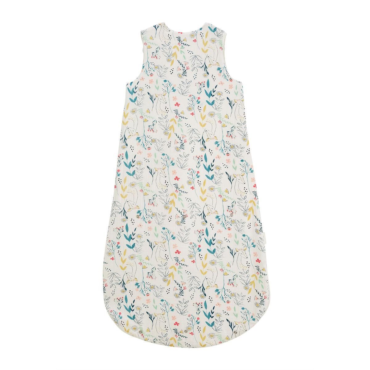 Petit Béguin Gigoteuse d'été en gaze de coton Jardin Poétique