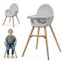 Voir la diapositive 2 : KINDERKRAFT Chaise Haute Fini