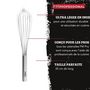 Voir la diapositive 2 : FM PROFESSIONAL Fouet de cuisine et pâtisserie en inox 35 cm FM Professional