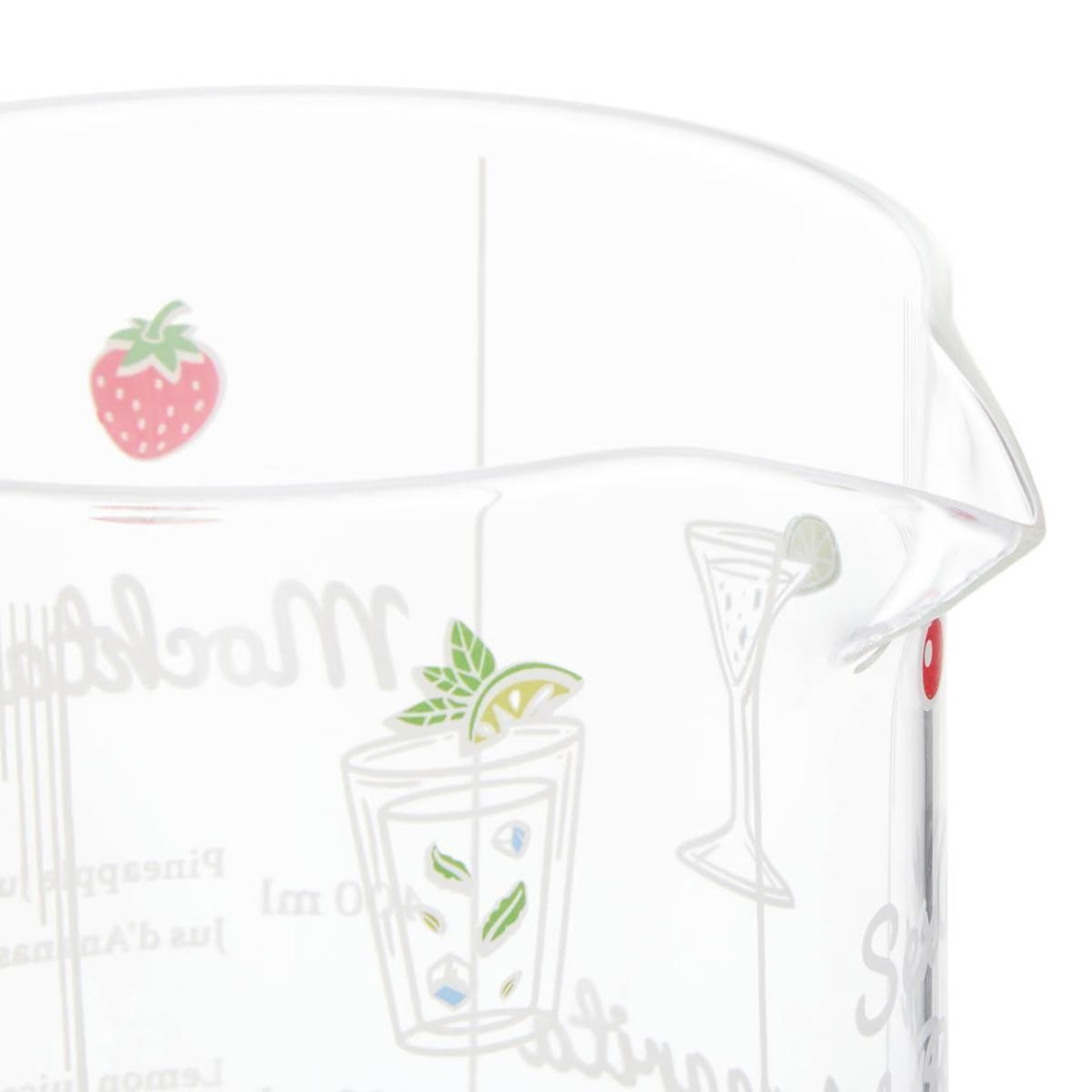 Voir la diapositive 2 : SECRET DE GOURMET Pichet à cocktail  stella  1,5l transparent