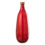 Paris Prix Vase Déco en Verre  Mandie  75cm Rouge