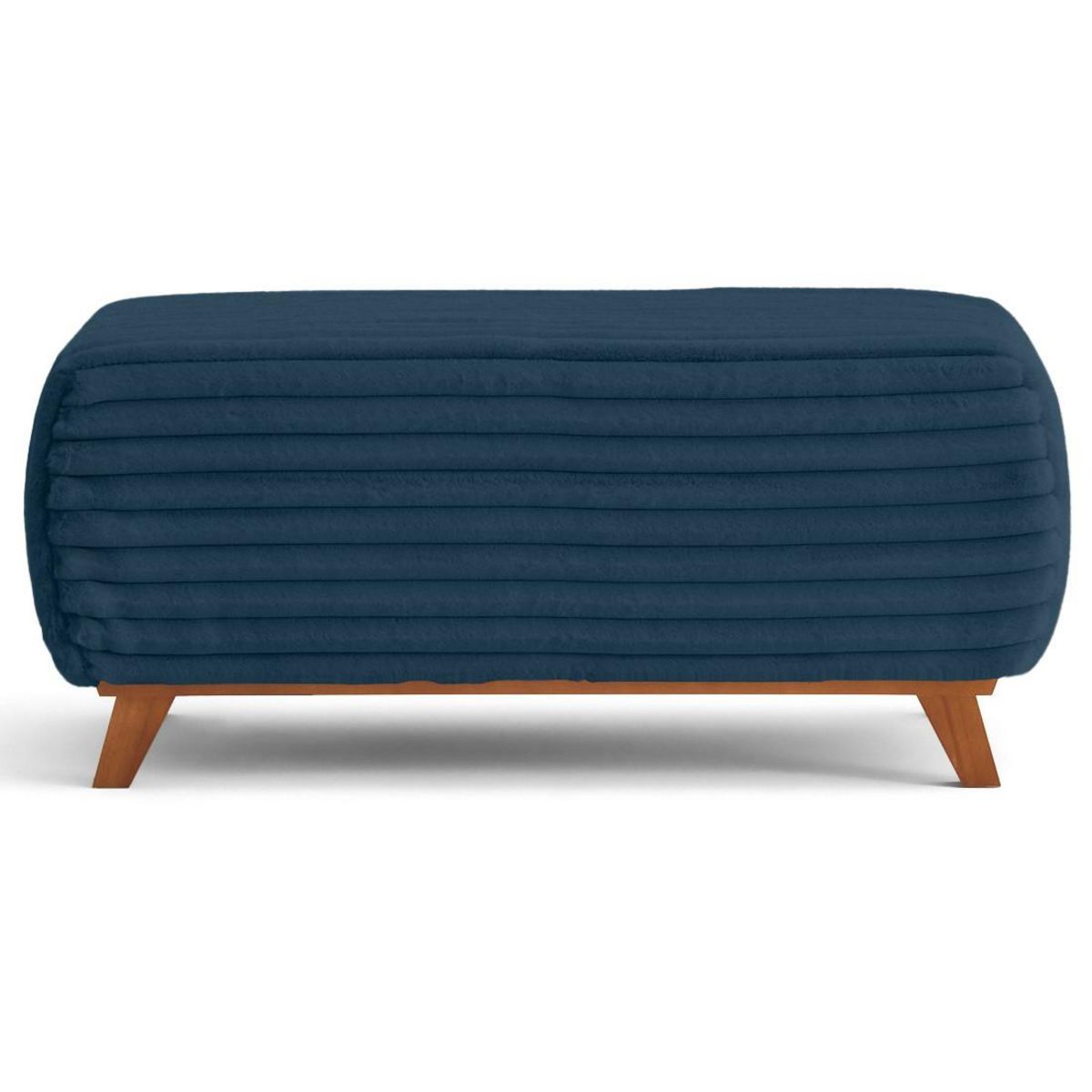 BEST MOBILIER Cristal - bout de lit - en fausse fourrure côtelée