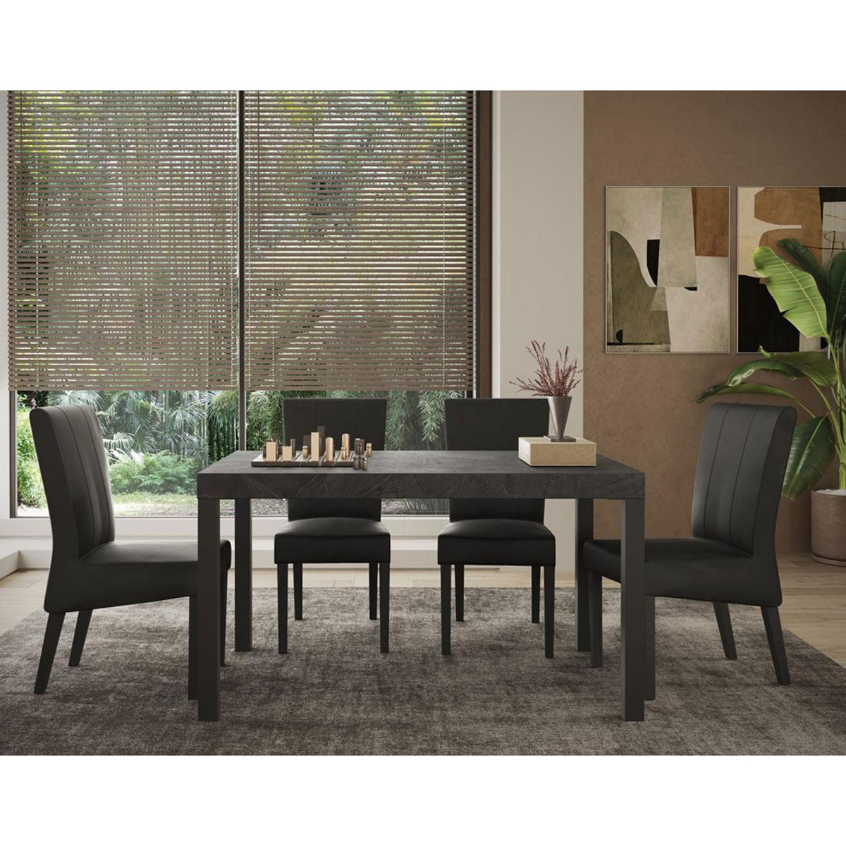 BEST MOBILIER Jules - table à manger - 6 personnes