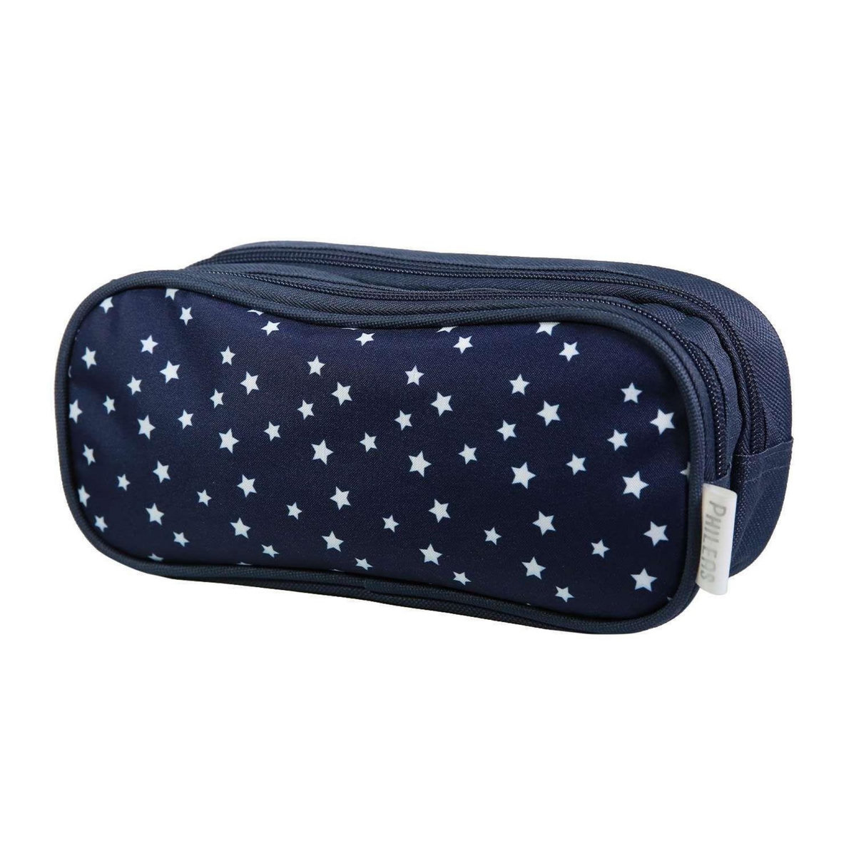 Bagtrotter BAGTROTTER Trousse scolaire 2 compartiments Phileas Bleue Étoiles