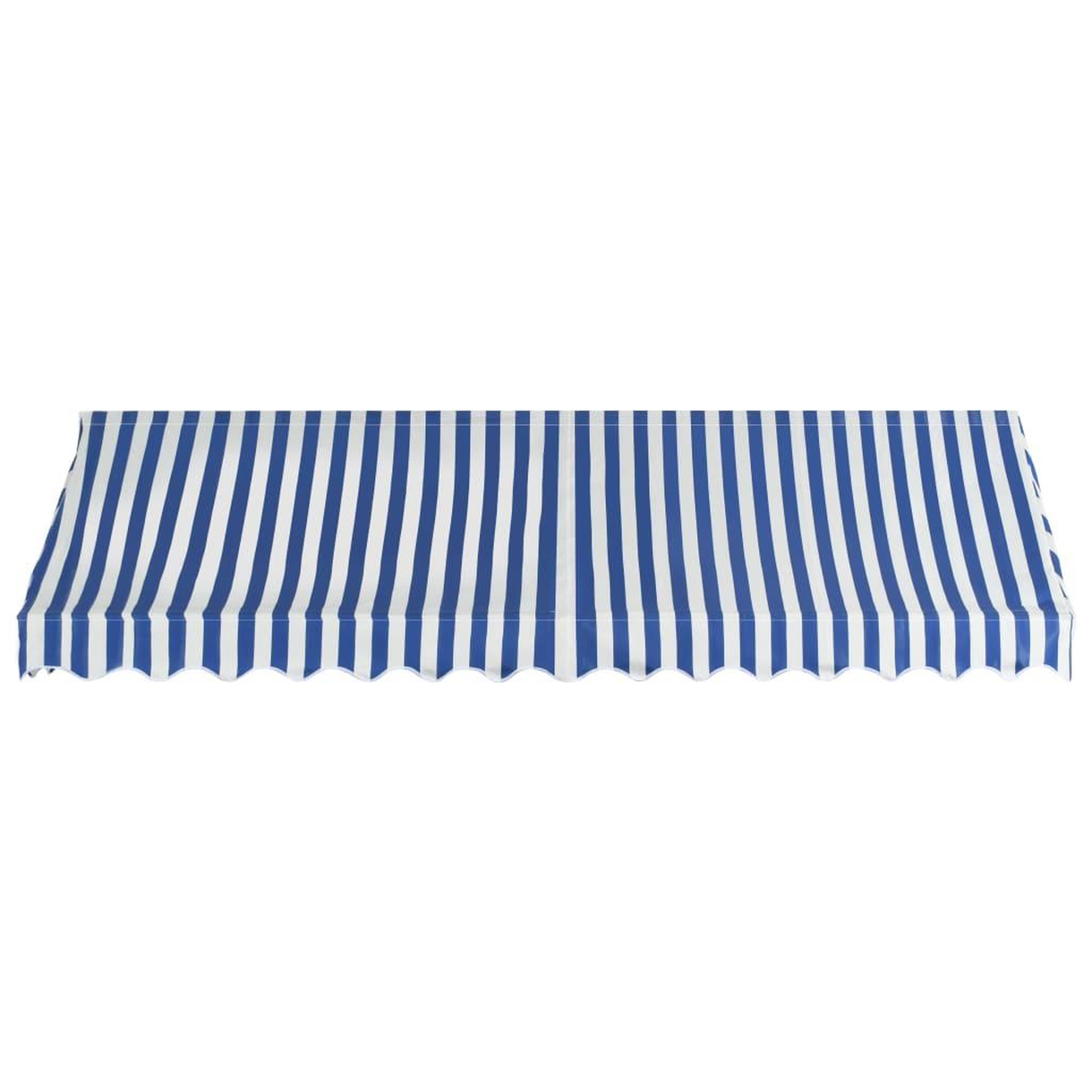 Voir la diapositive 3 : VIDAXL Auvent de bistro 350x120 cm Bleu et blanc