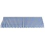 Voir la diapositive 3 : VIDAXL Auvent de bistro 350x120 cm Bleu et blanc