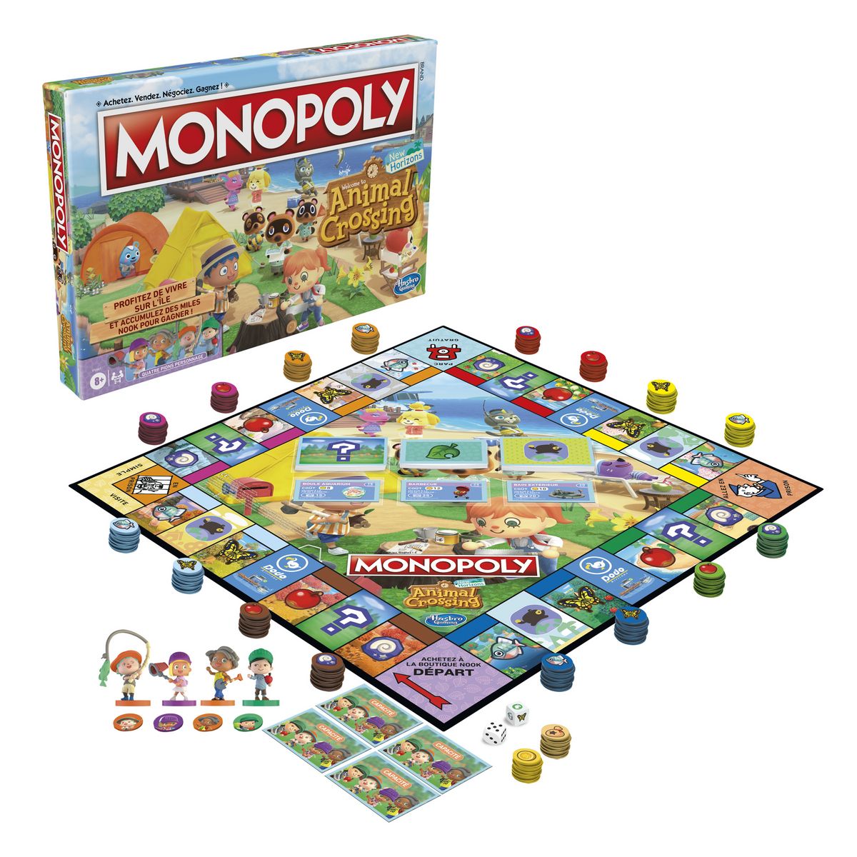 HASBRO Jeu Monopoly Animal Crossing 