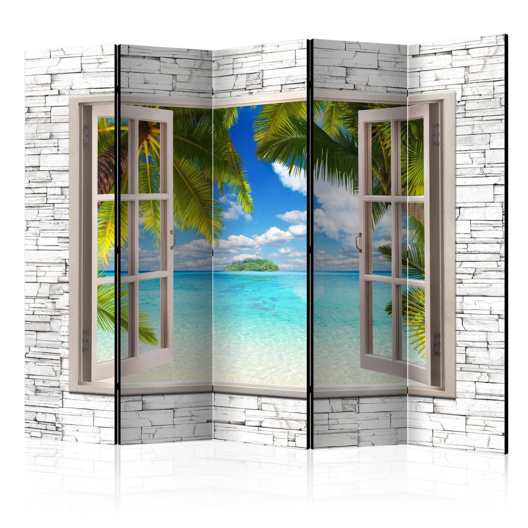Paris Prix Paravent 5 volets  dream island  172x225cm