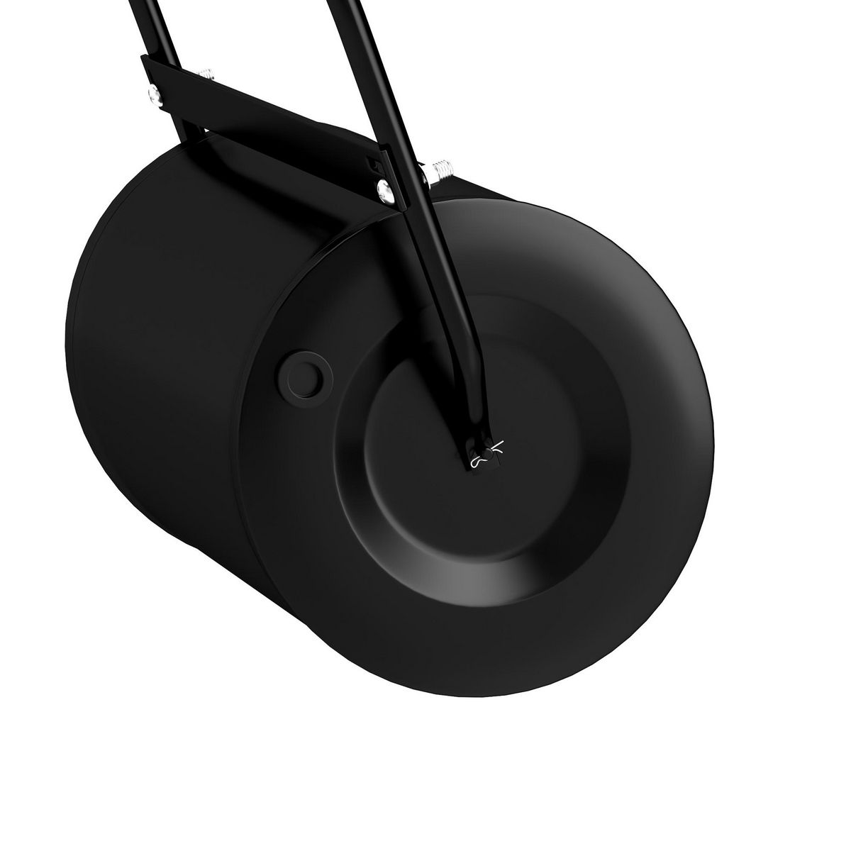 OUTSUNNY Rouleau à gazon jardin en acier avec poignée dim. 50L x 32l x 108H cm lestage max. 30 L noir