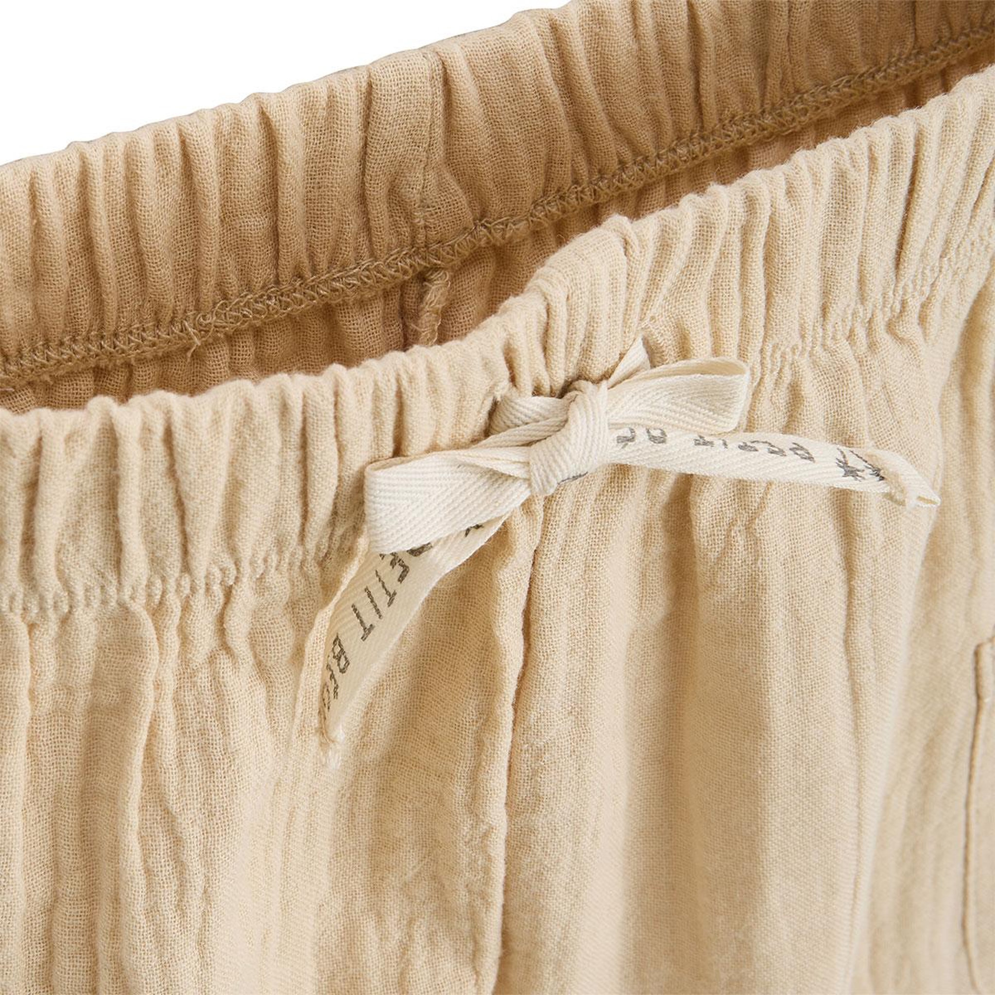 Voir la diapositive 3 : Petit Béguin Pantalon enfant en gaze de coton gabin