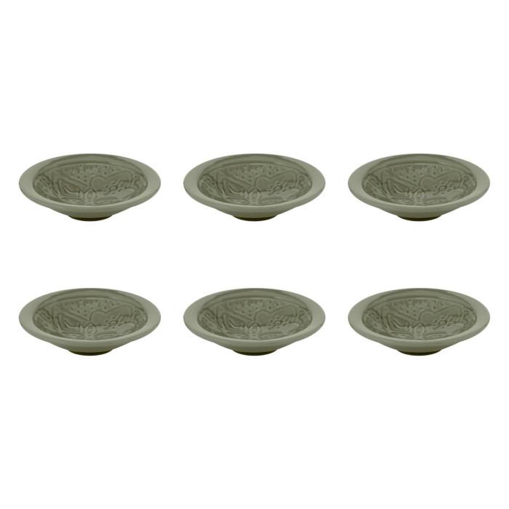 SECRET DE GOURMET Lot de 6 Coupelles  Sienna  15cm Vert Olive
