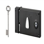 THIRARD Serrure en applique THIRARD, 140 x 80 mm,poignée, horizontal, ouverture à gauche