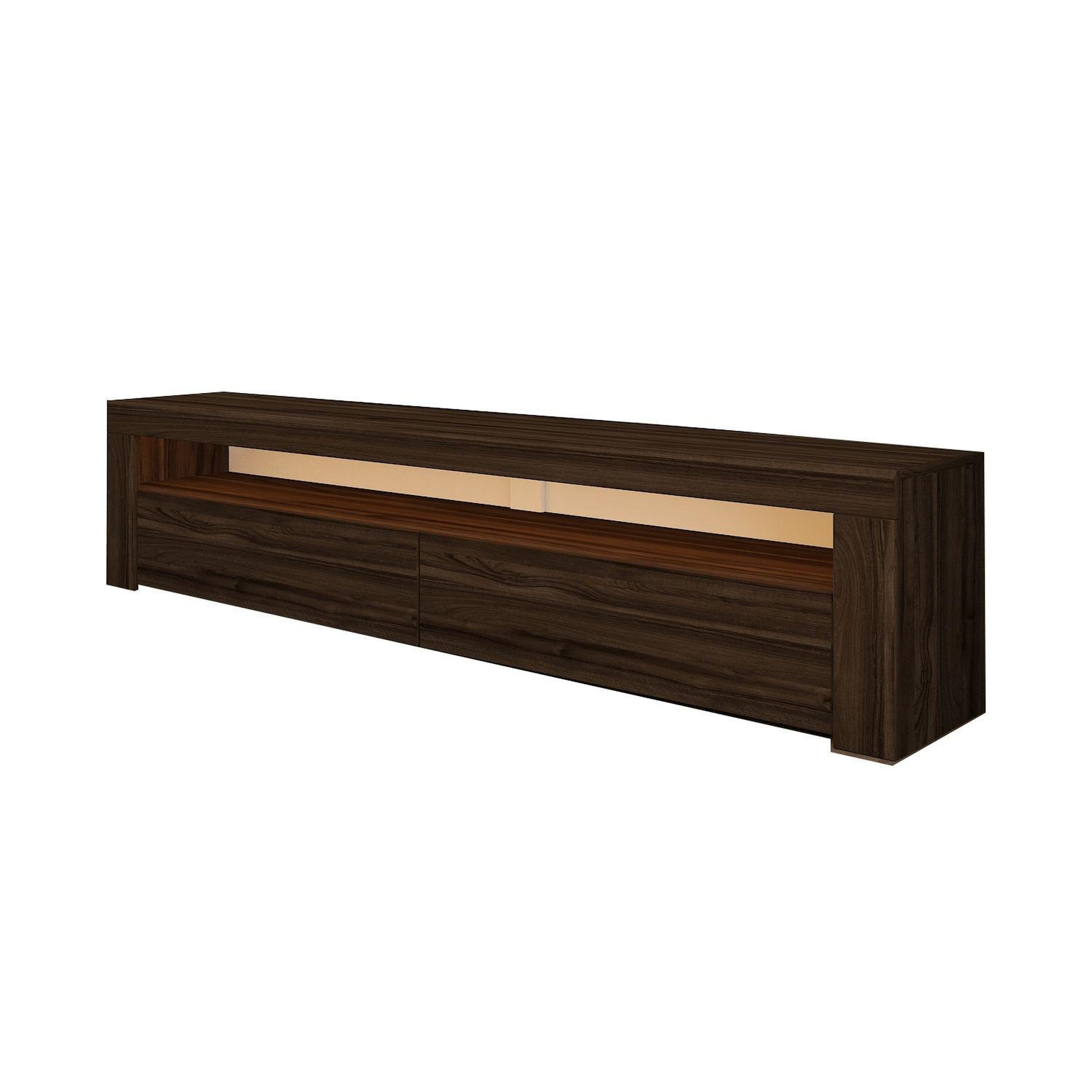 Habitat et Jardin Meuble tv en bois  bati  - 150 x 36 x 46 cm - marron