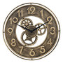 Voir la diapositive 1 : ATMOSPHERA Horloge Murale Mécanique  Jacob  48cm Or