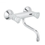 Grohe Mitigeur évier mural chromé - 31187001