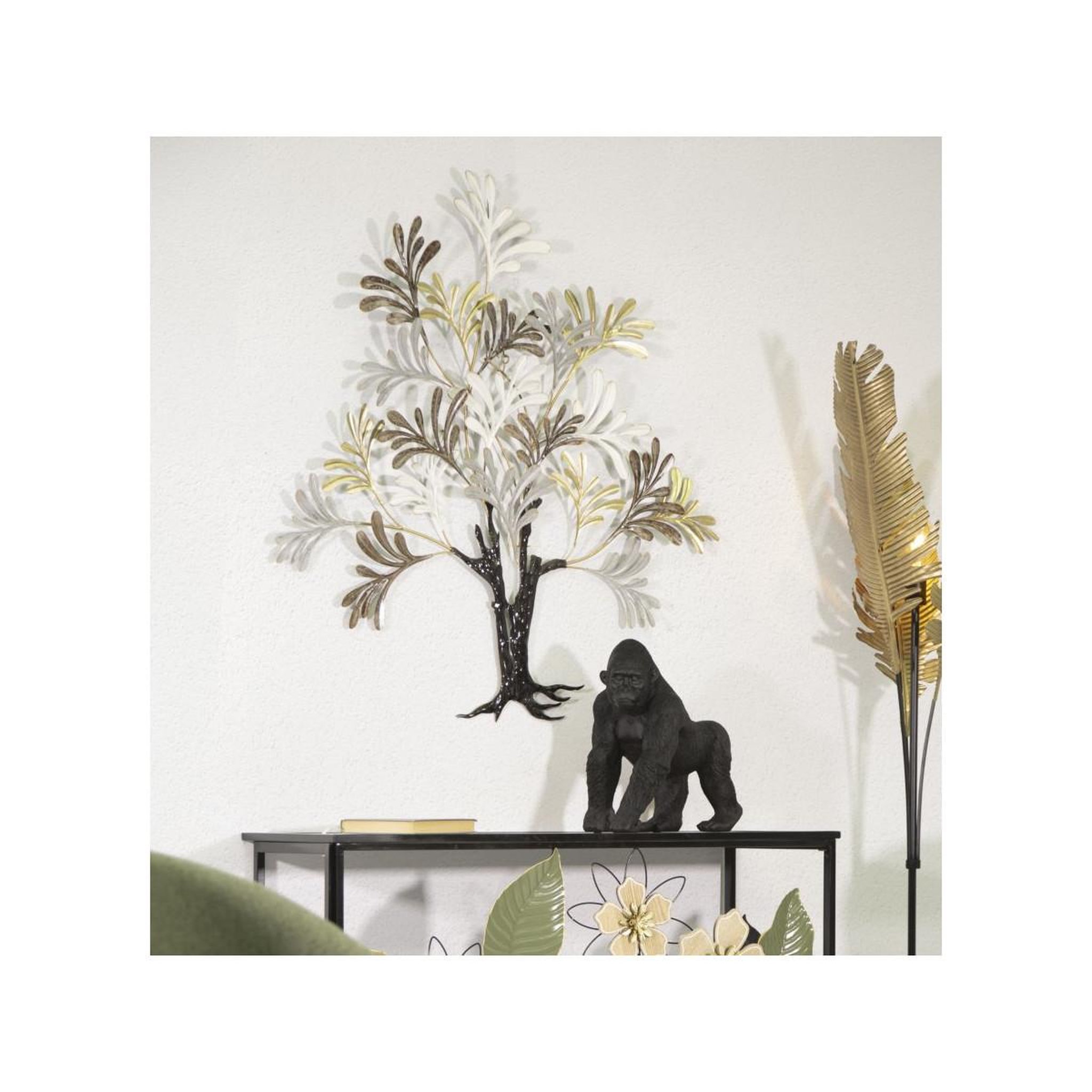 Voir la diapositive 5 : Paris Prix Décoration murale en métal  albero lixy  100cm multicolore