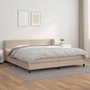 Voir la diapositive 2 : VIDAXL Sommier a lattes de lit avec matelas Cappuccino 200x200 cm