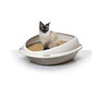Voir la diapositive 3 : AIME AIME Bac a litiere ovale - Avec rebord amovible - Pour chat