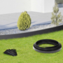 Voir la diapositive 6 : ID MARKET Bordurette de jardin flexible 8 M gris anthracite hauteur 12 cm + 24 piquets