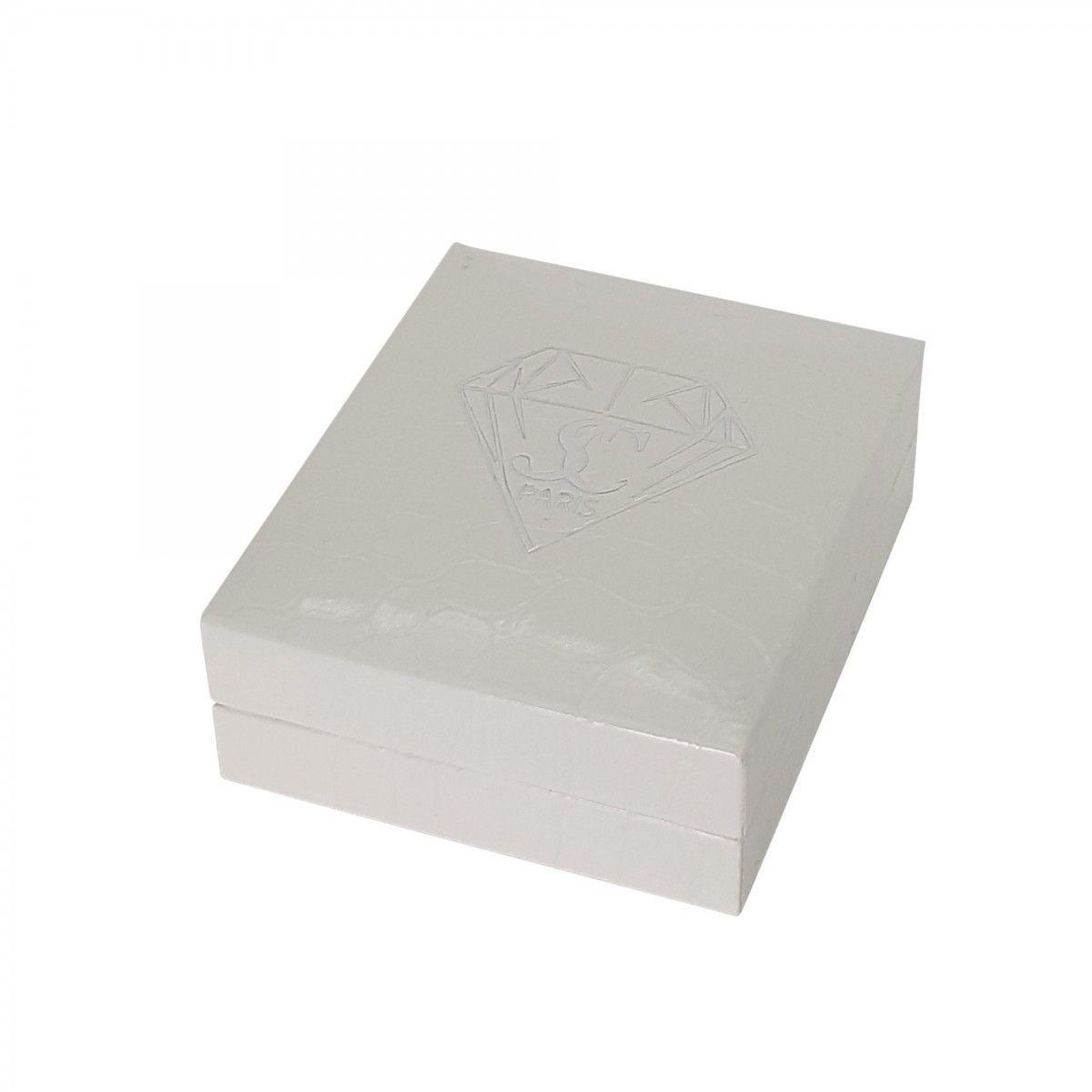 Voir la diapositive 2 : SC CRYSTAL Ecrin Luxe blanc pour bijoux et parure