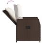 Voir la diapositive 5 : VIDAXL Ensemble a manger de jardin et coussins 7 pcs marron rotin