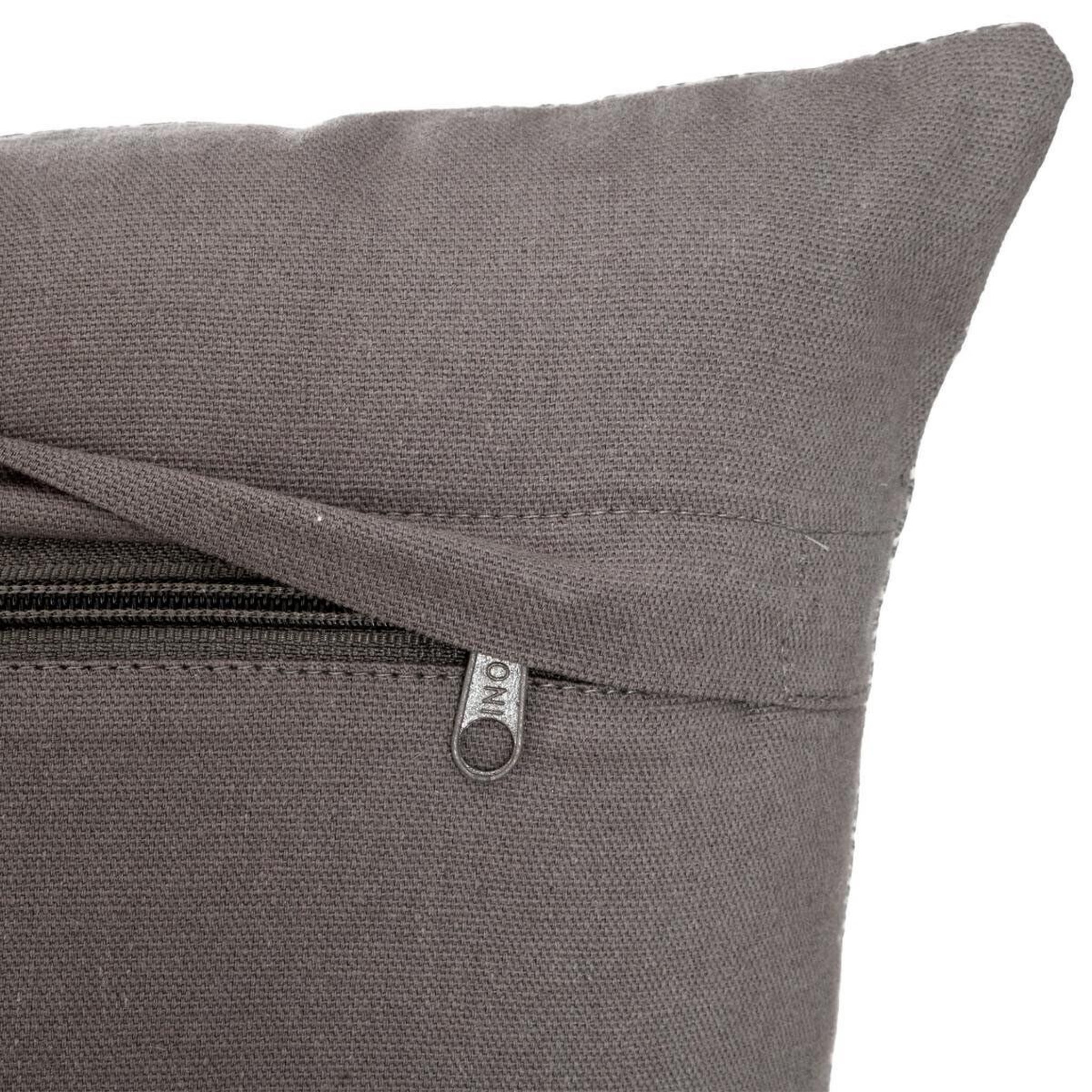 Voir la diapositive 3 : ATMOSPHERA Coussin déco déhoussable  otto  30x50cm gris