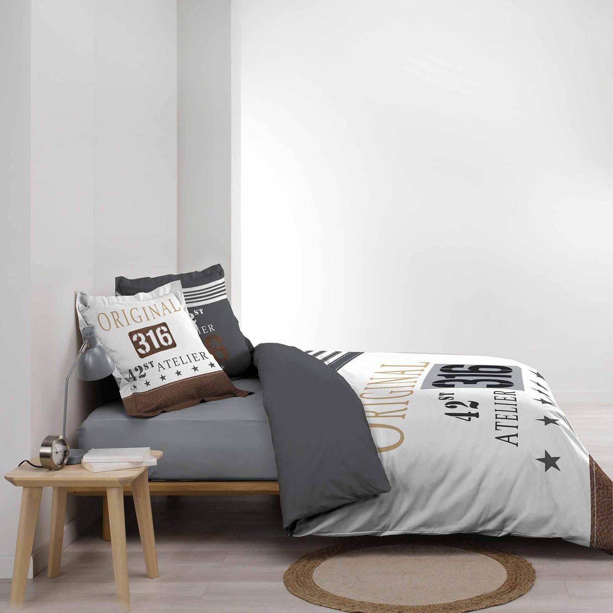 Voir la diapositive 3 : Douceur d'Intérieur Parure de lit 3 pièces  original  260x240cm multicolore
