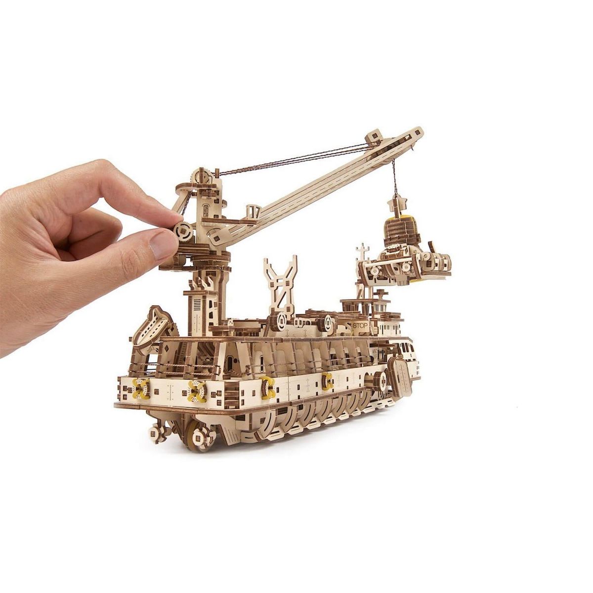 UGEARS Maquette en bois : Navire de recherche