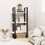 VIDAXL Etagere de rangement Blanc 60x30x105 cm Bois de pin massif