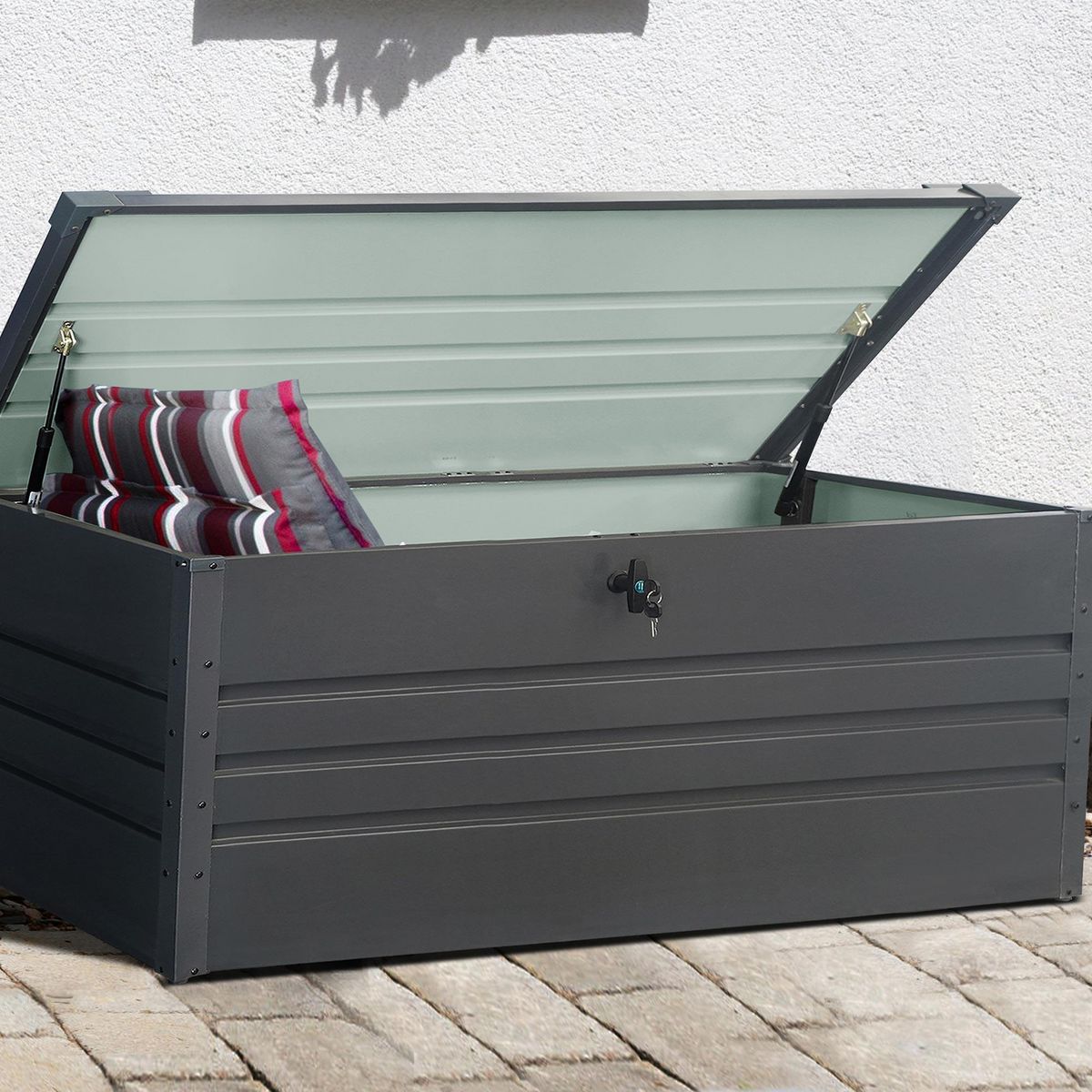 WERKAPRO Coffre de rangement de jardin en métal WERKA PRO  1000 litres