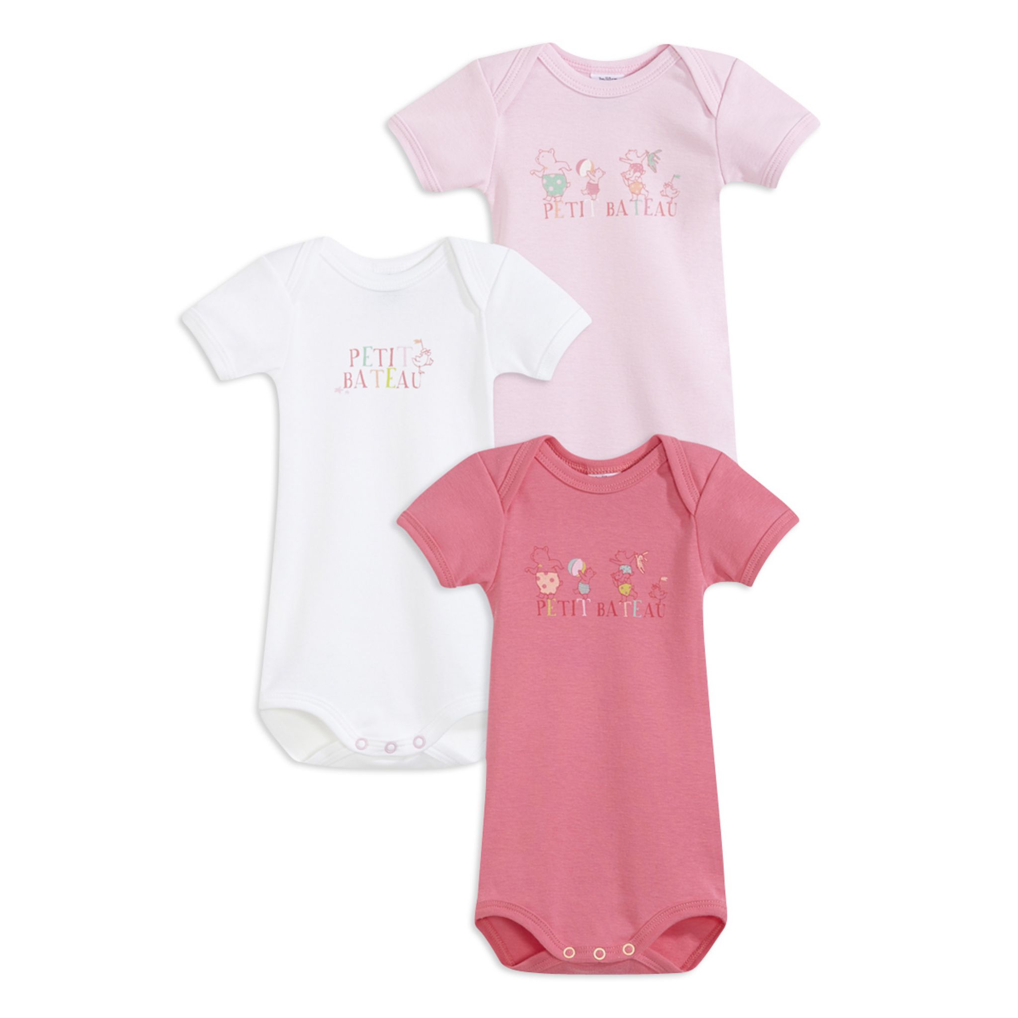 Lot de 3 Body Petit Bateau 4 ans main image 0