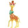 MATTEL Coffret mini poupée 15cm balade au zoo Enchantimals - girafe
