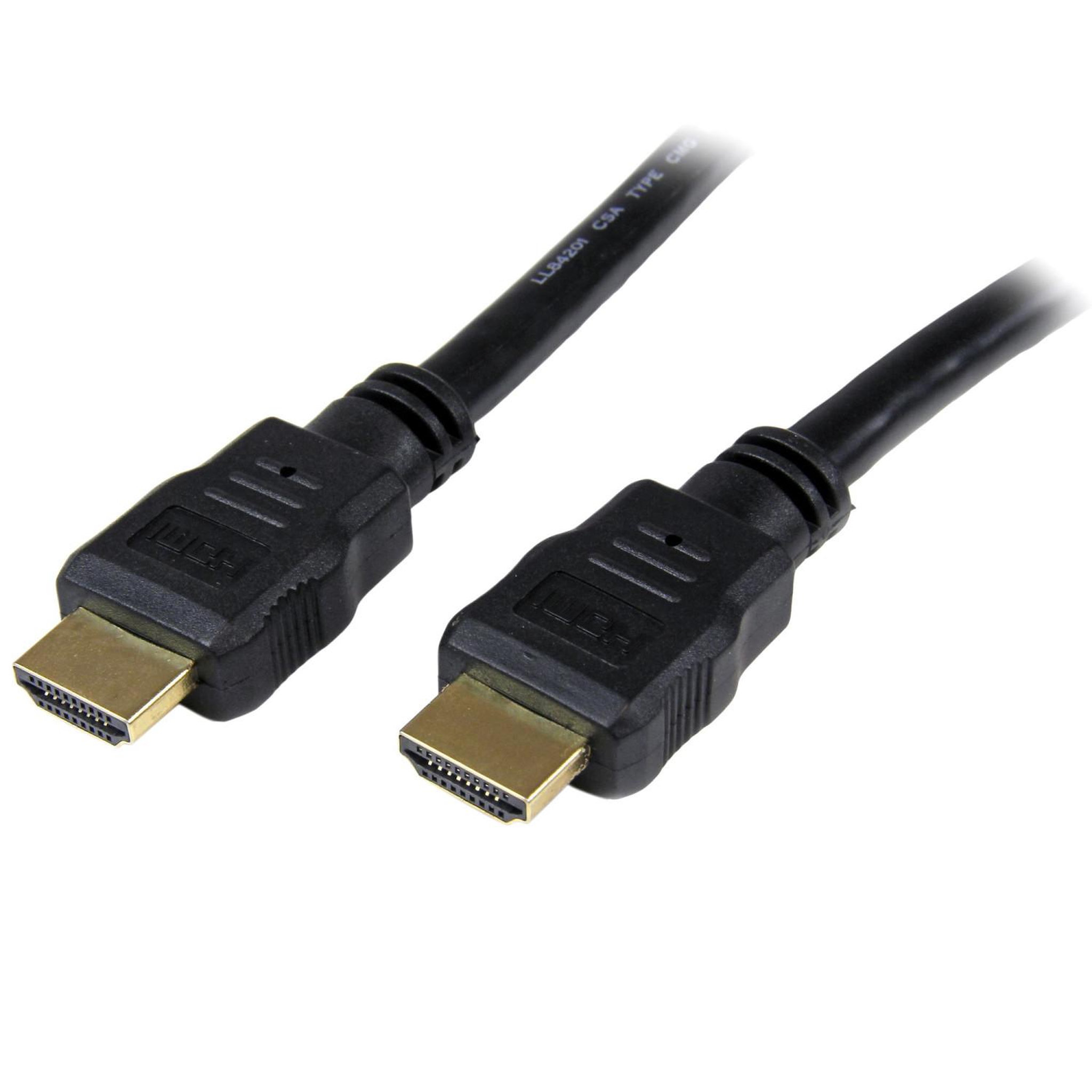 Voir la diapositive 2 : StarTech.com Câble HDMI StarTech.com High-Speed 2,0 m Ultra HD 4K x 2K avec contacts dorés