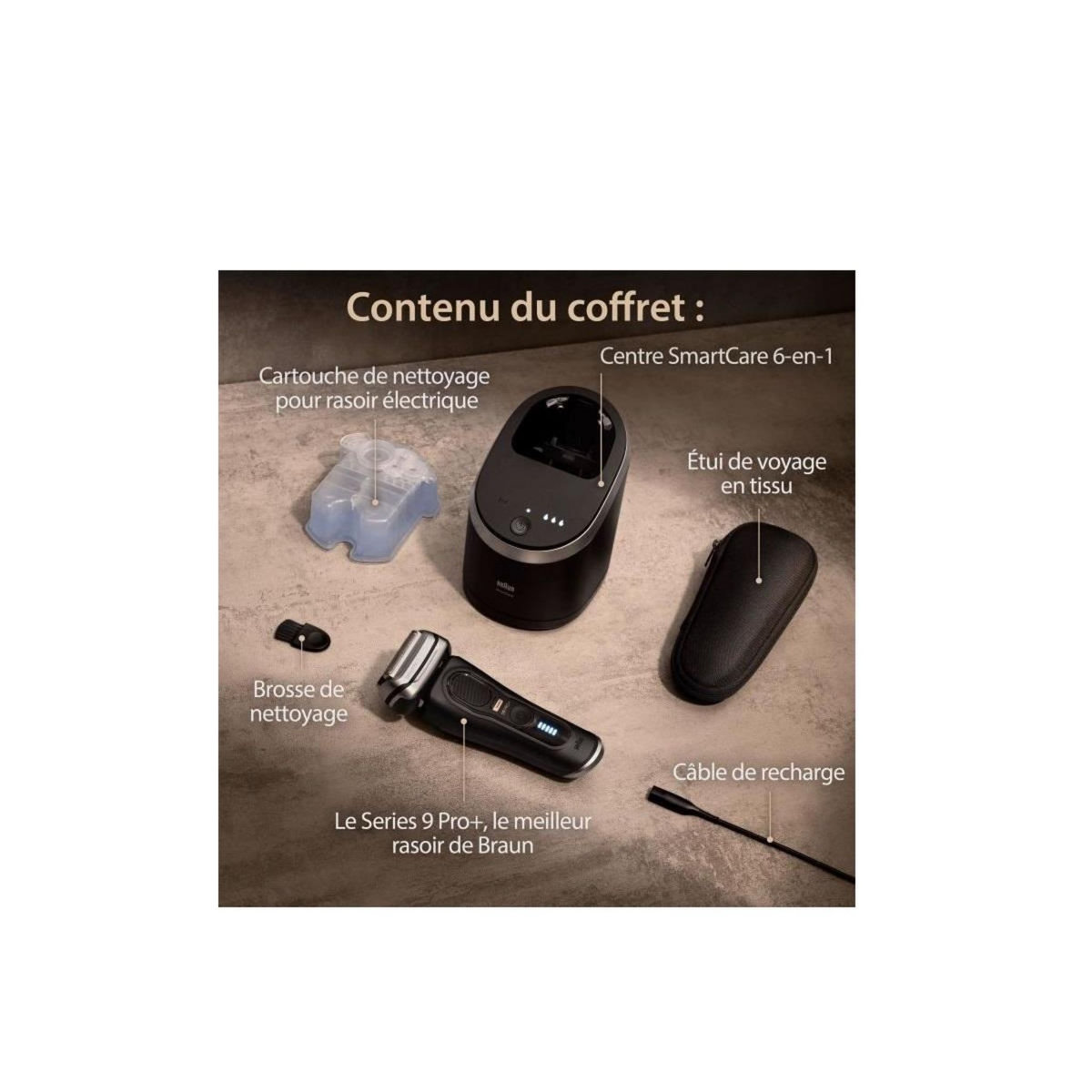 BRAUN Rasoir électrique rechargeable - 9560CC