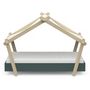 Voir la diapositive 4 : Habitat et Jardin Lit cabane surélevé enfant   Lodge   - 70 x 140 cm - Vert