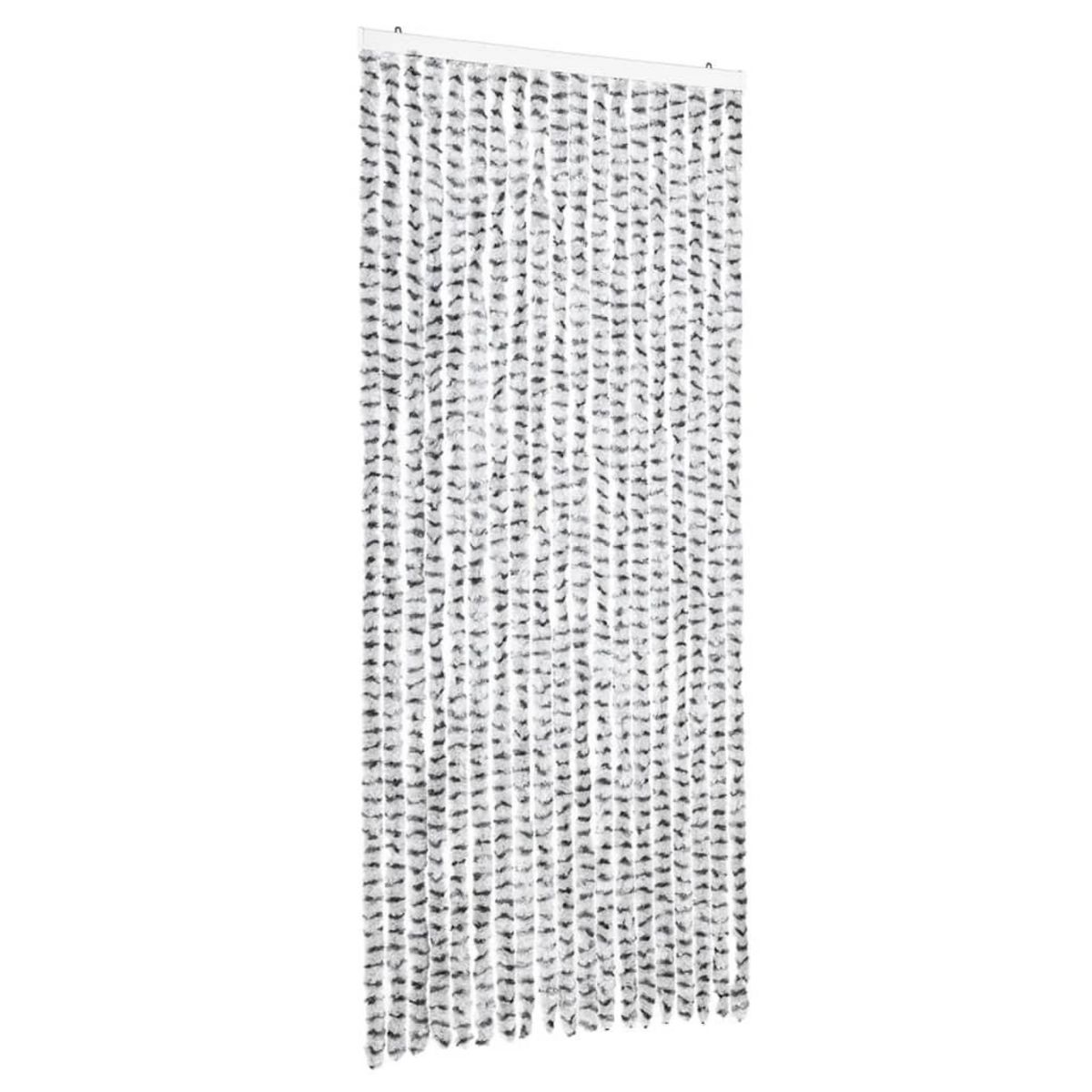 VIDAXL Moustiquaire Gris clair et gris fonce 56x185 cm Chenille